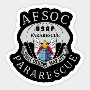 Pararescue Shirt US Air Force AFSOC Shirt USAF Sticker